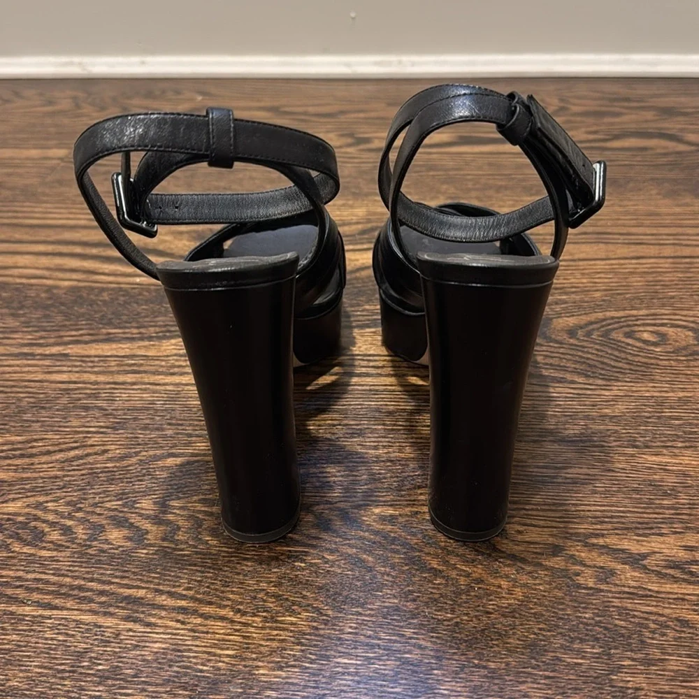 Giuseppe Zanotti Black Platform Sandals 40